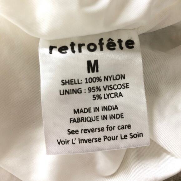 Retrofete Billie Dress Sleeveless Sequin Bodycon Knee Length Crystal White NWT M - Picture 11 of 16